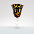 Leopardo imprimir martini vidro drinkware wine xícara